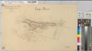 Düdinghausen (Medebach), Separation Düdinghausen, Melioration des Hardt-Tales, Lageplan