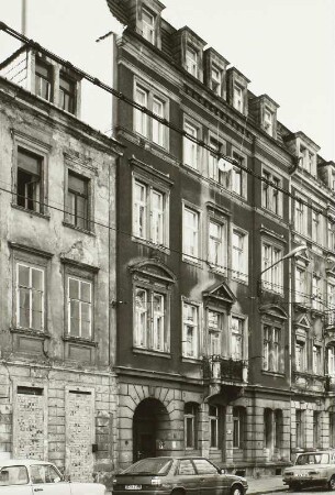 Dresden-Neustadt, Görlitzer Straße 47. Wohnhaus (um 1895). Straßenansicht