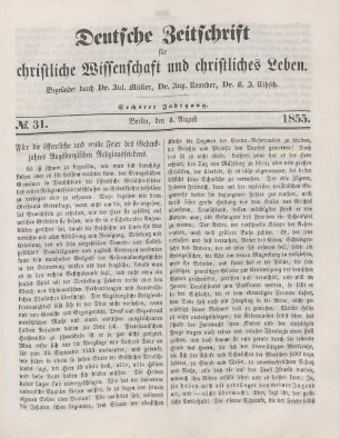 241-242 Für die öffentliche und ernste Feier des Gedenkjahres Augsburgischen Religionsfriedens