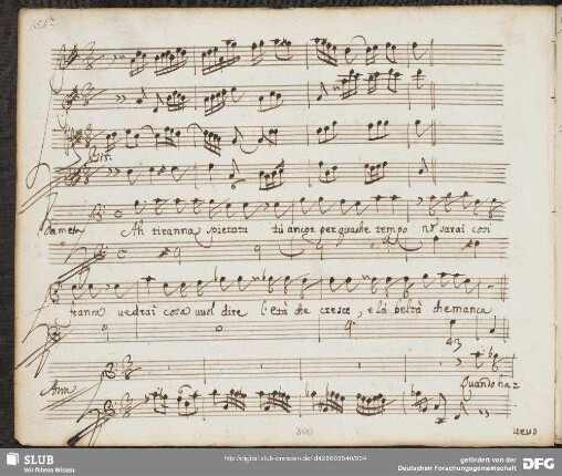 Recitativo: Ah tiranna spietata