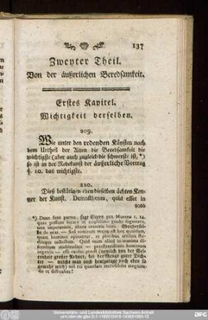 Erstes Kapitel. Wichtigkeit derselben.
