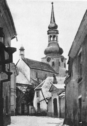 Dom Sankt Marien (Tallinn) um 1900, Teilansicht von Nordosten