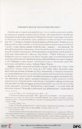 Portrety konne magnaterii polskiej
