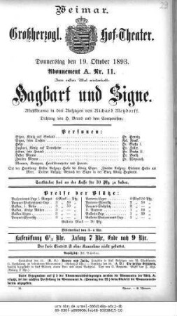 Hagbart und Signe