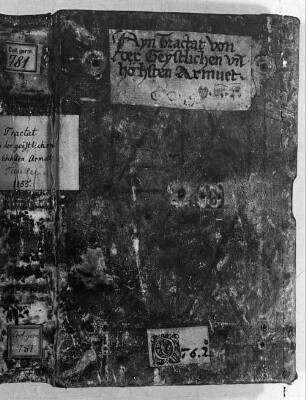 Buch von geistlicher Armut - BSB Cgm 781
