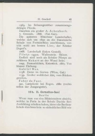 16b. II. Cornelius-Saal - Berlin