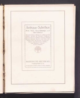 Antiqua-Schriften