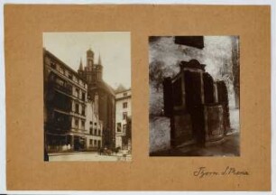 Marienkirche, Thorn: Ansicht, Ansicht Beichtstuhl (aus: Skizzen- und Fotoalbum 20)