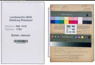 Entnazifizierung Heinrich Bohlen , geb. 17.05.1902 (Haendler)