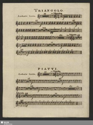Triangolo / Piatti