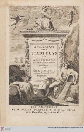 Afbeelding van't Stadt Huys Van Amsterdam : In dartigh Coopere Plaaten geordineert