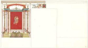 Kreuter, Franz Jakob; München ; Café Tambosi (Annast), Wandmalerei und Plafond - Wandmalerei (Teilansicht)