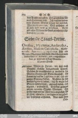 Siebende Staats-Tortur.