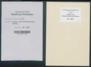 Bau und Reparatur der geistlichen Gebäude zu Wallenbrück (Amt Sparrenberg, Vogtei Enger)
