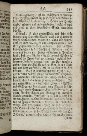 Lübeck - Meyland/ sihe Mayland.