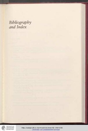 Bibliography and Index