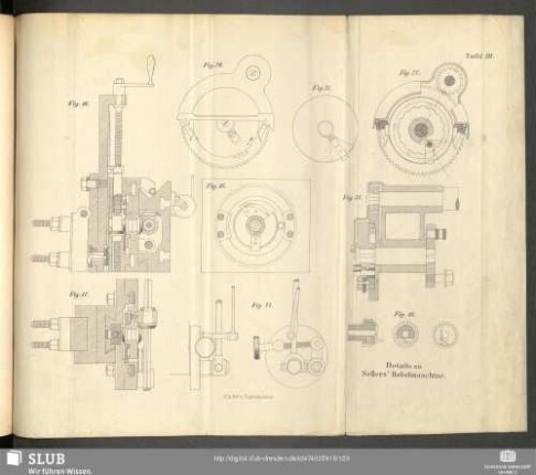 Details zu Sellers' Hobelmaschine