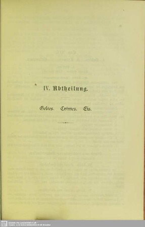 IV. Abtheilung. Cap. XIX. Gelées, Crêmes. Eis