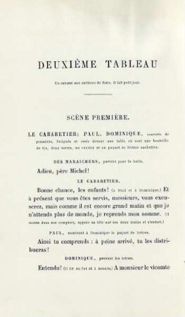 Deuxième Tableau