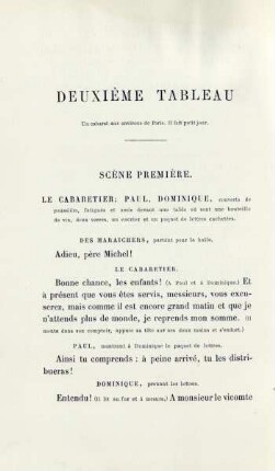 Deuxième Tableau