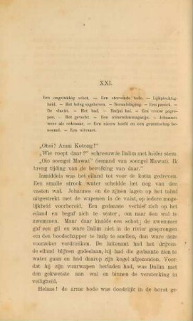XXI. Een ongelukkig schot. - ...