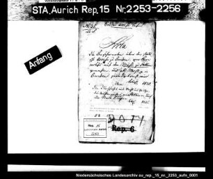 Die Akzisefreiheit in Emden des Durchgeführten Mehls der Mühle in Petkum