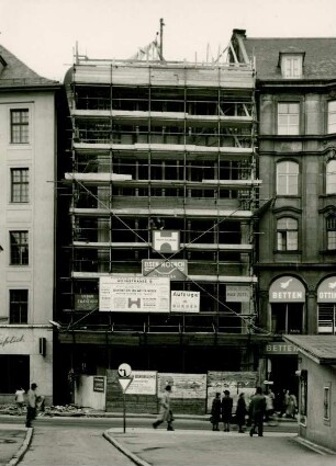 Wiederaufbau Geschäftshaus Weinstr. 9, 1951-1952