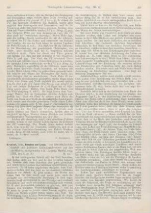 391-395 [Rezension] Krenkel, Max, Josephus und Lucas. Der schriftstellerische Einfluß des jüdischen Geschichtsschreibers auf den christlichen, nachgewiesen v. K