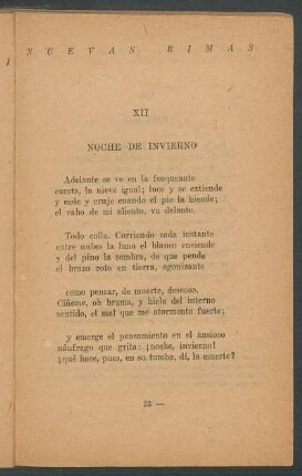 XII - Noche de invierno