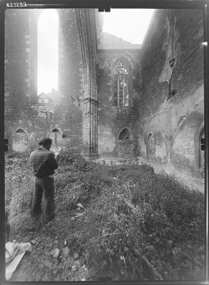 Erfurt. Ruine der Barfüßerkirche. Inneres
