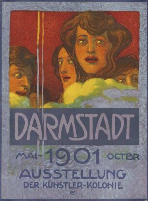 Darmstadt 1901 Mai - Oktober Ausstellung der Künstlerkolonie