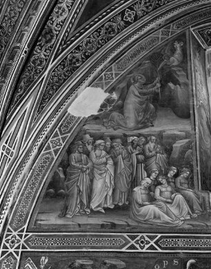 Ausmalung der Cappella della Croce — Kreuzlegende — Tod Adams