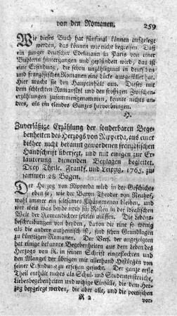 Zuverläßige Erzählung der sonderbaren Begebenheiten des Herzogs von Ripperda. T.1-3.