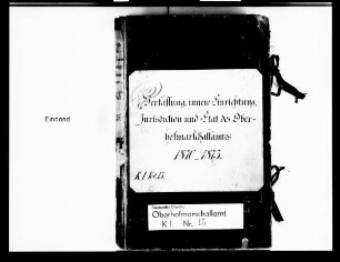 Etat des Oberhofmarschallamts