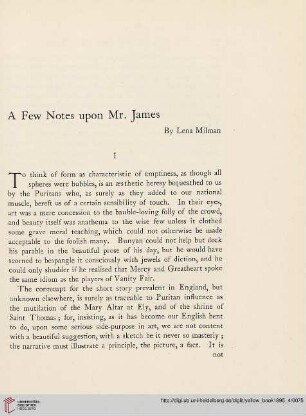 7: A few notes upon Mr. James