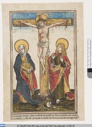 Christus am Kreuze mit Maria und Hl. Johannes