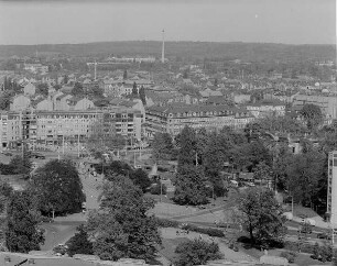 Blick vom Turm der Dreikönigskirche