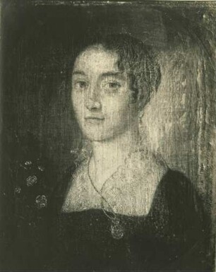 Frauenbildnis: Gemälde von J. Schlessinger