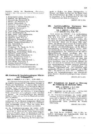 Die Hochschulreife im Kriege : [Nichtamtlicher Teil]
