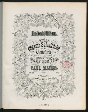 N°. 9: Bolero sentimental : op. 202