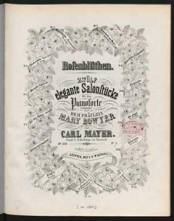 N°. 9: Bolero sentimental : op. 202