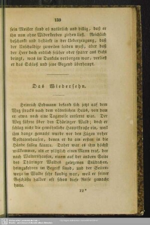 Das Wiedersehn