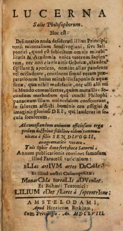 Lucerna salis philosophorum