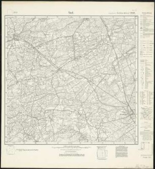 Meßtischblatt 2292 : Verl, 1932 : Verl. - Aufn. 1895, hrsg. 1897, bericht. 1912, einz. Nachtr. 1932. - 1:25000. - [Berlin]: Reichsamt für Landesaufnahme, 1932. - 1 Kt.