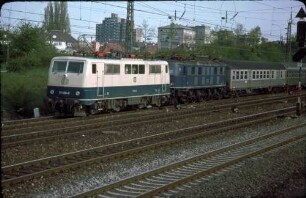Kornwestheim Lok 111 016 Vorspann Lok 118 054 E S-HN