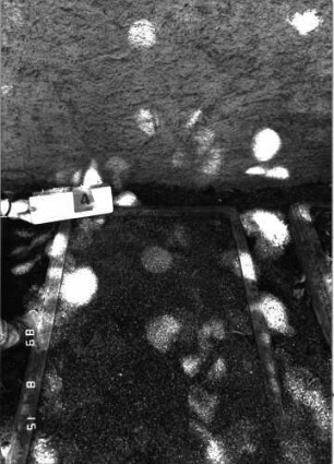Grabstein 4 (Index: 100105411) Beschreibung: nur Grabeinfassung: Grabstein 4