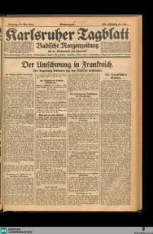 Karlsruher Tagblatt, Abendausgabe