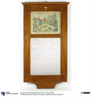 Spiegel mit Guckkastenbild