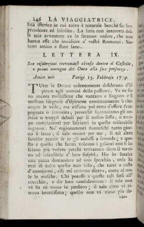 Lettera IX.