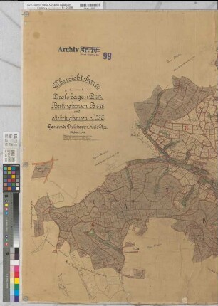 Drolshagen (Drolshagen), Umlegung Drolshagen, Übersichtskarte Drolshagen - Berlinghausen  Siebringhausen